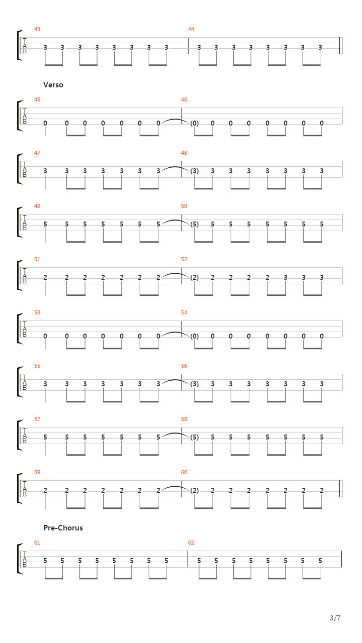 Otis吉他谱