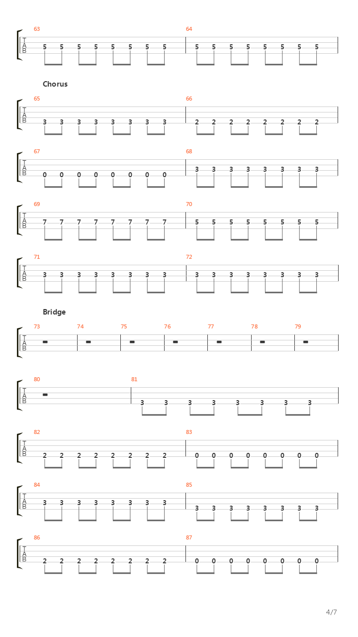 Otis吉他谱