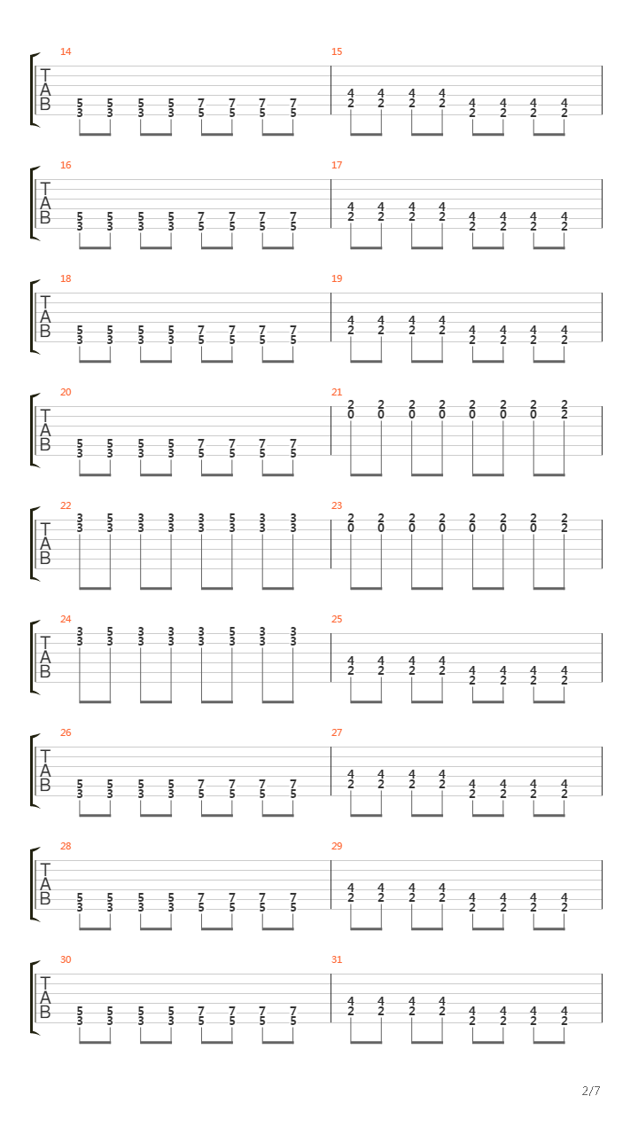 Penguins And Polarbears吉他谱