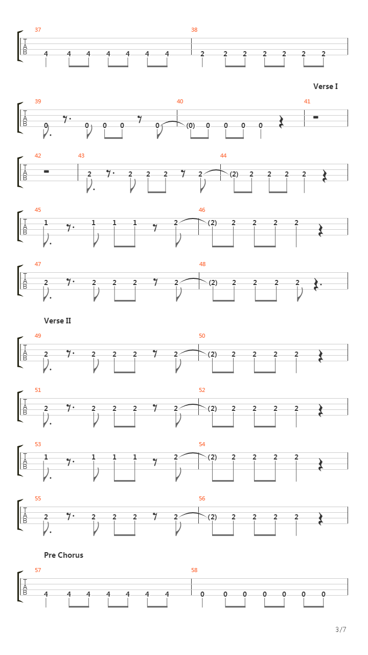 Ray吉他谱