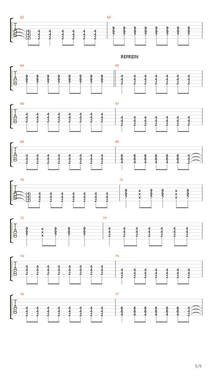 Ray吉他谱