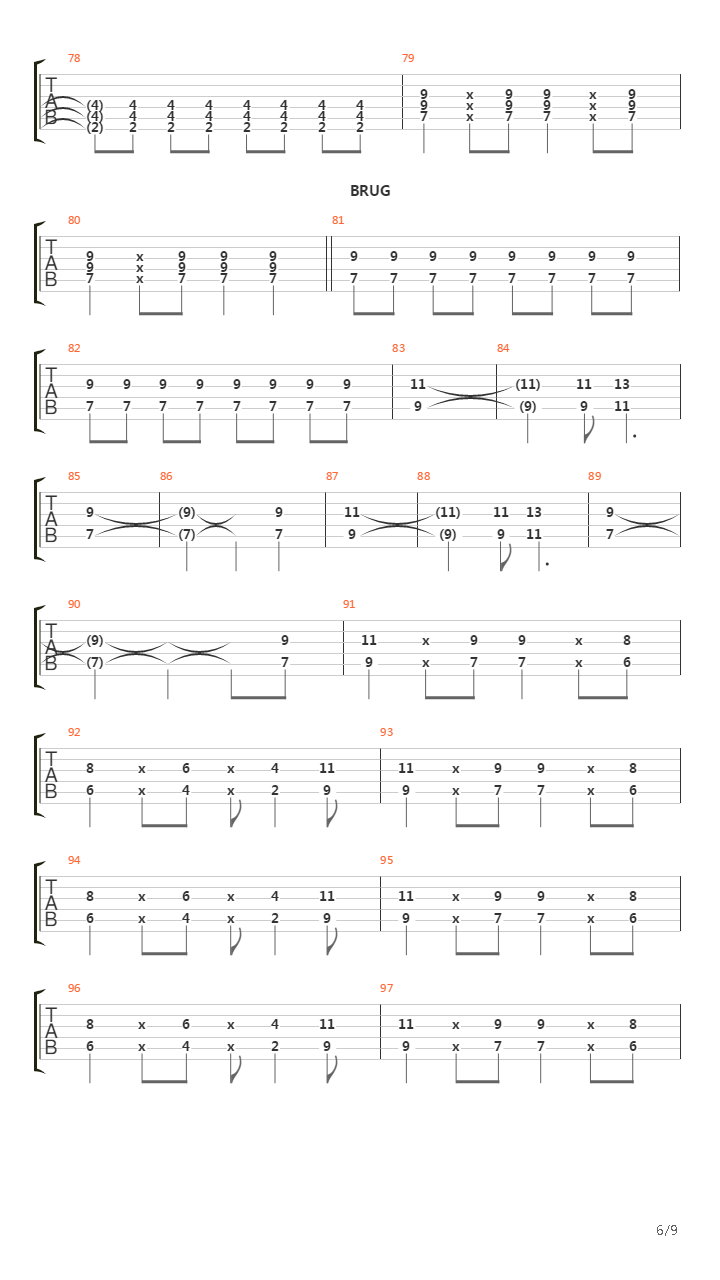 Ray吉他谱