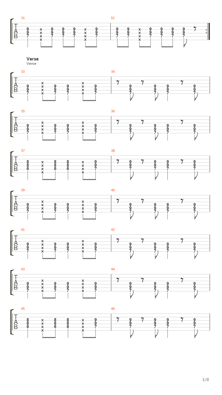 Ray吉他谱