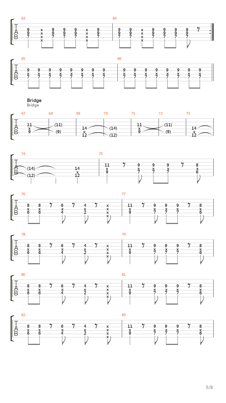 Ray吉他谱