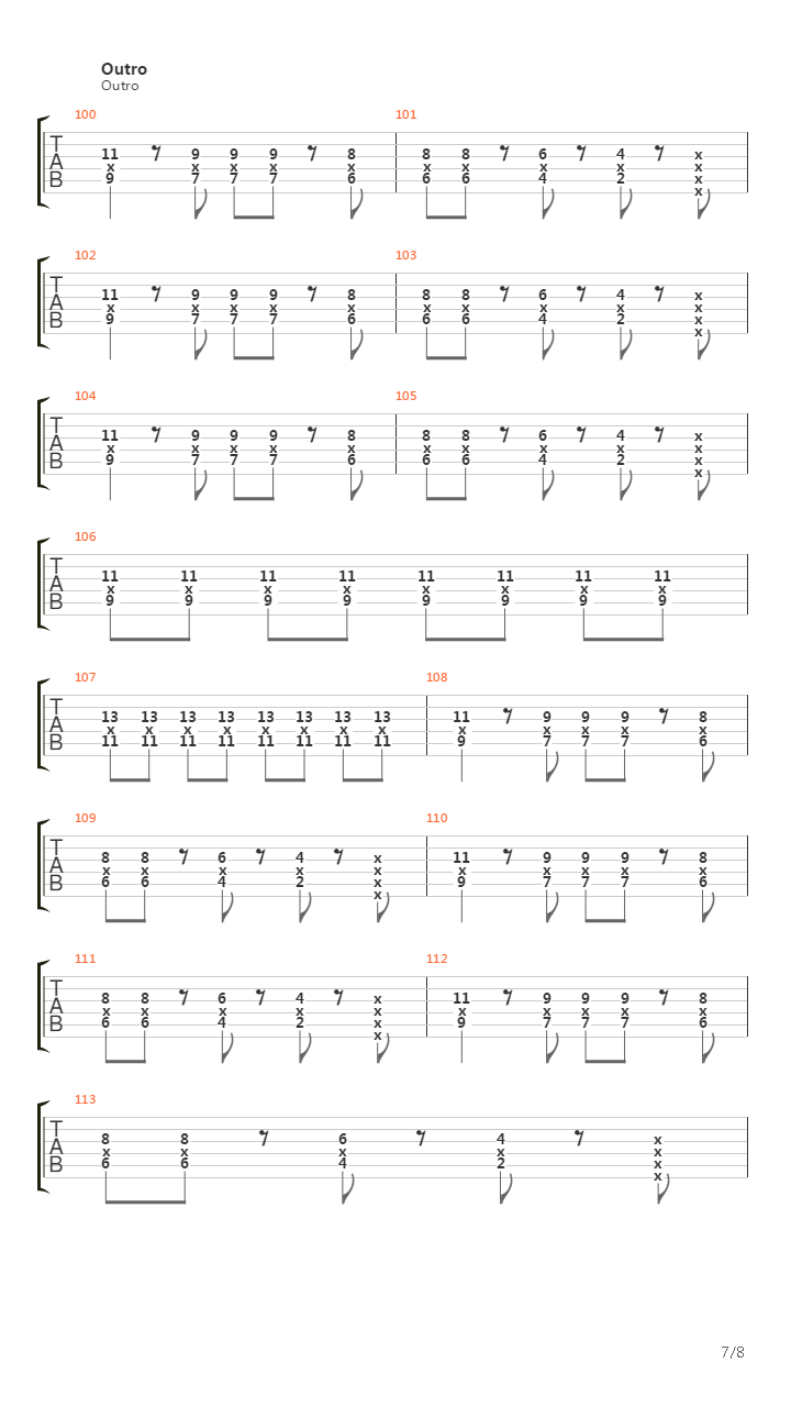 Ray吉他谱
