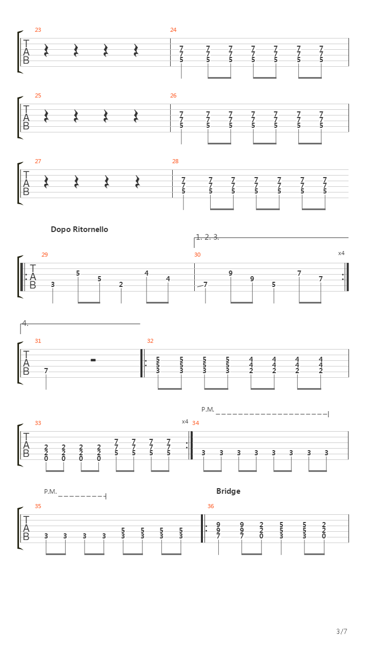 Bevo吉他谱