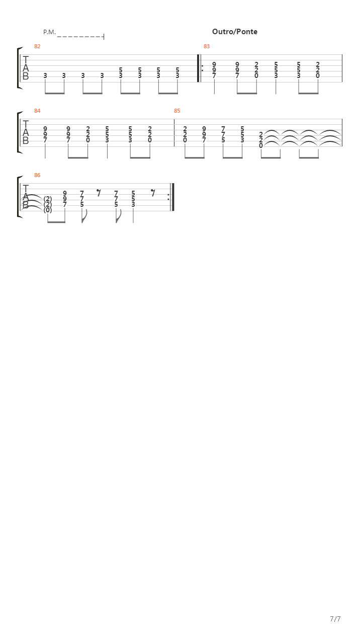 Bevo吉他谱