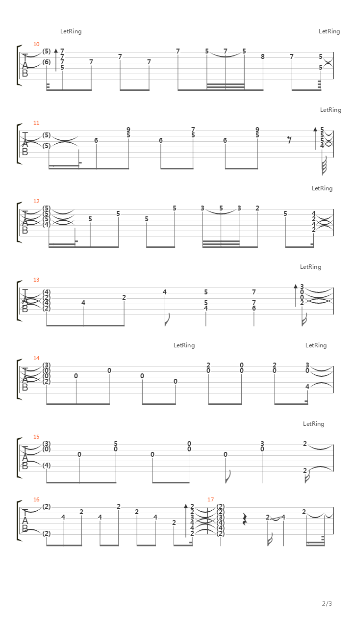 Kanashimi No Naka De吉他谱