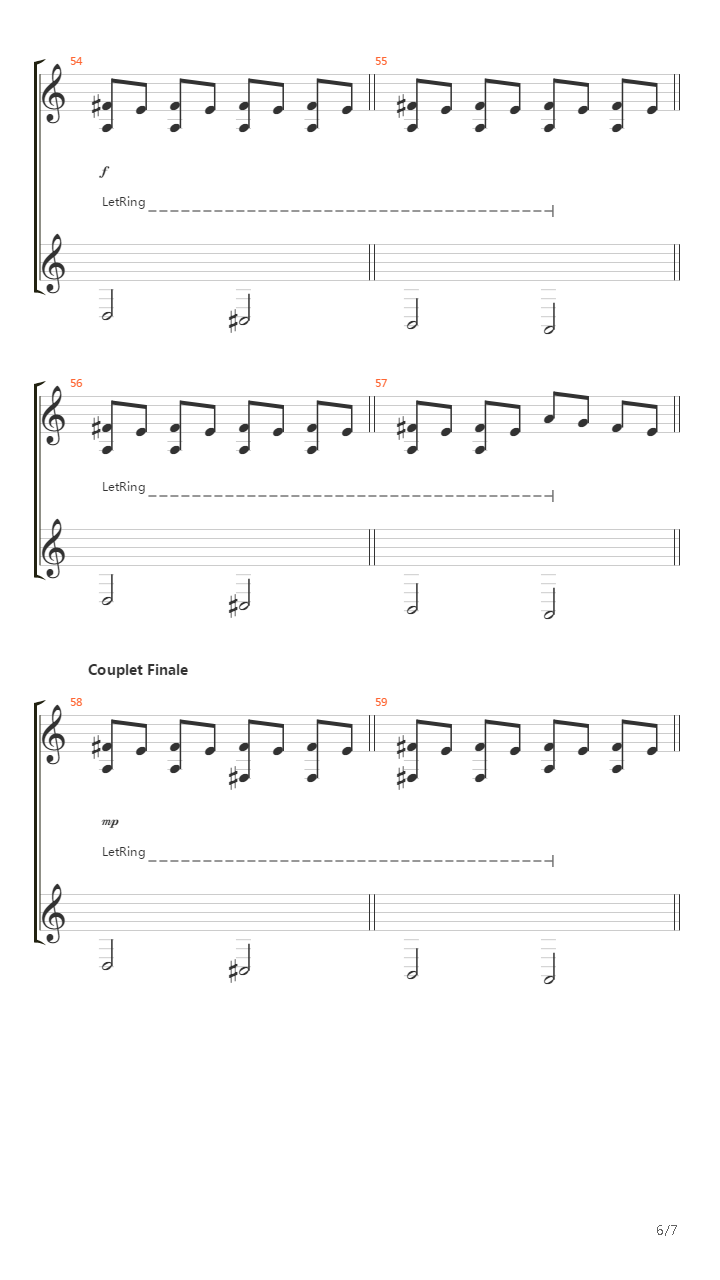 Brest吉他谱