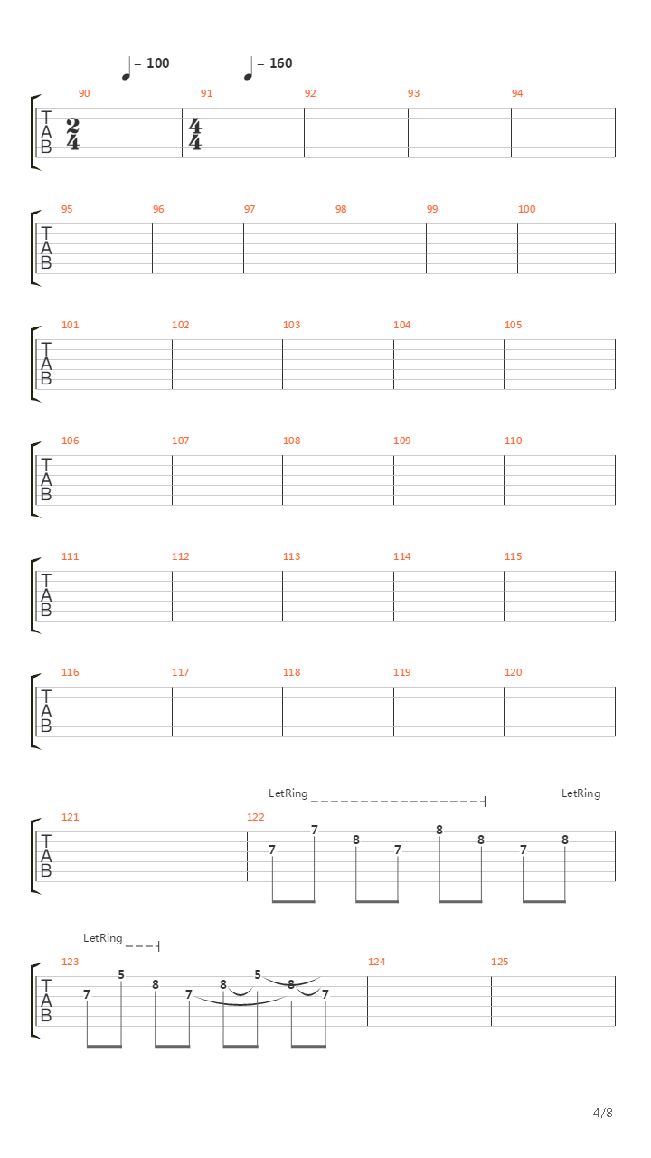 Carrier吉他谱