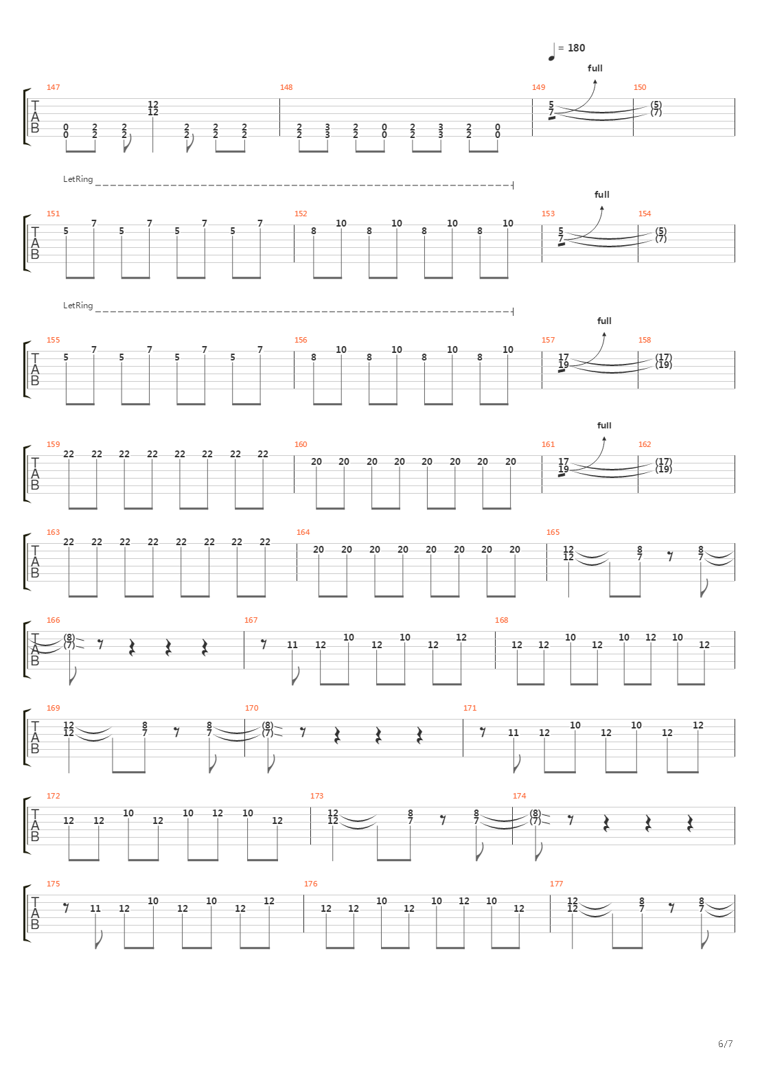 Parallels吉他谱