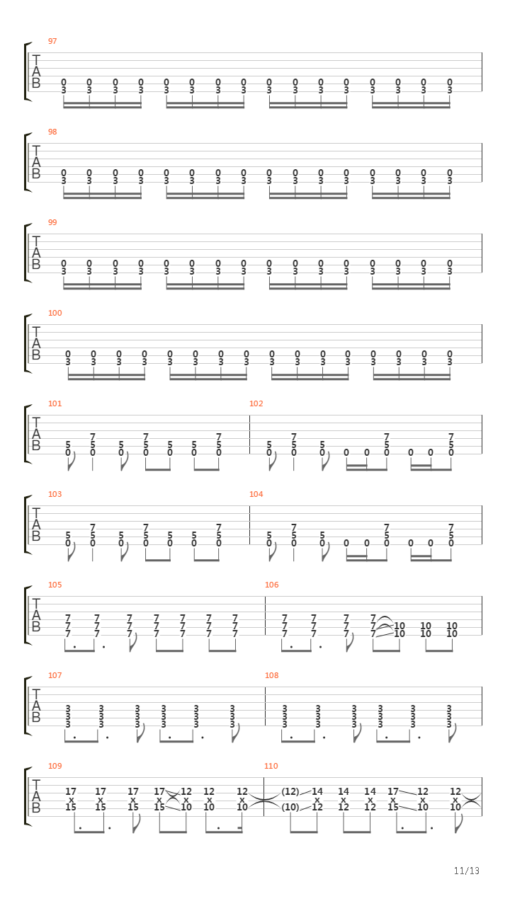 Set In Motion吉他谱