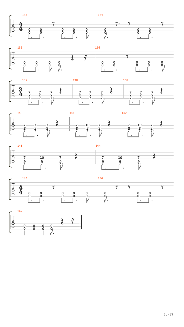 Set In Motion吉他谱