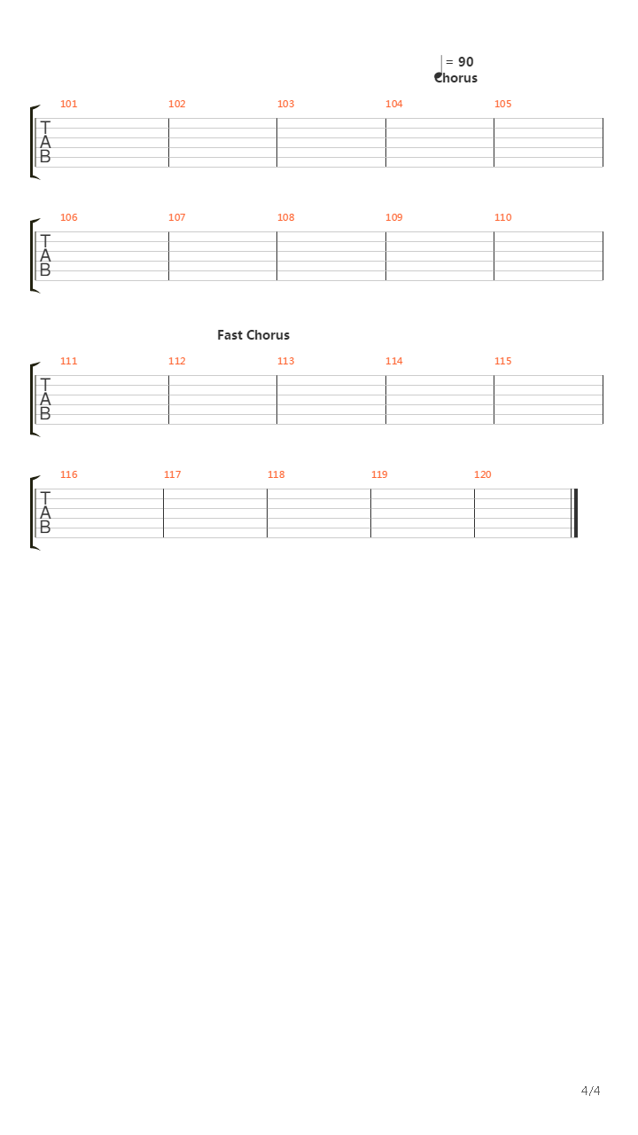 The Old Rover吉他谱