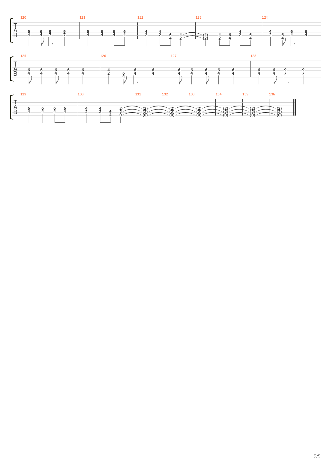 Stagger Lee吉他谱