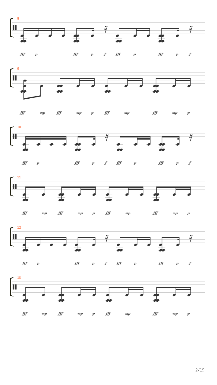 Sing It Back吉他谱