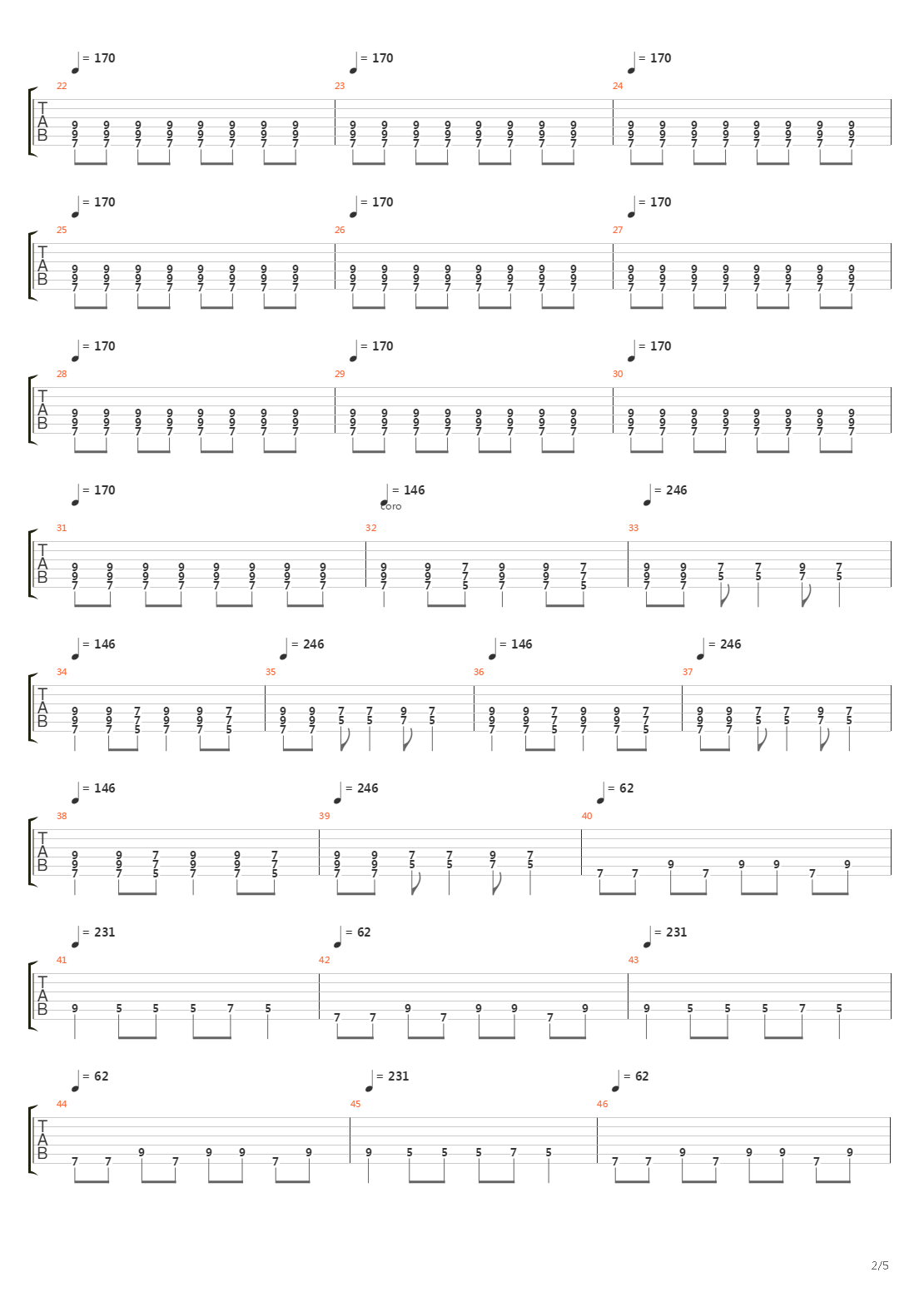 Noko吉他谱