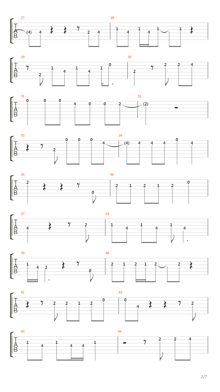 Dos Locos吉他谱