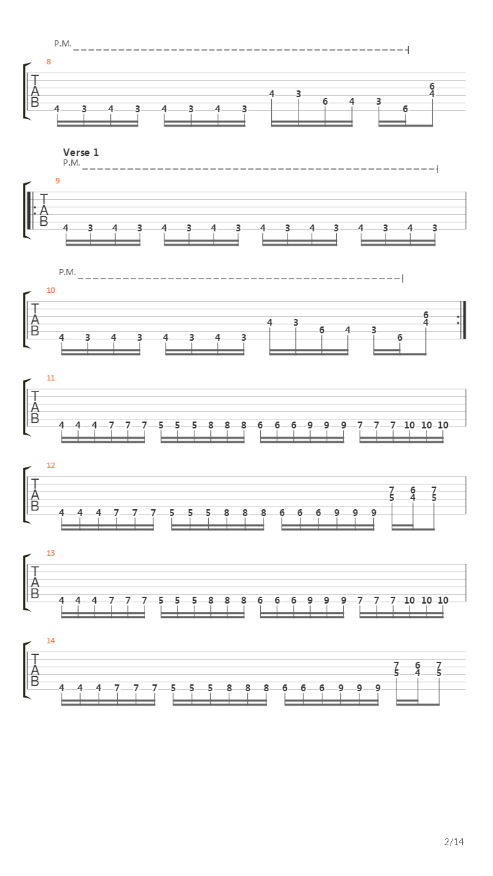 Definitive Inquisition吉他谱