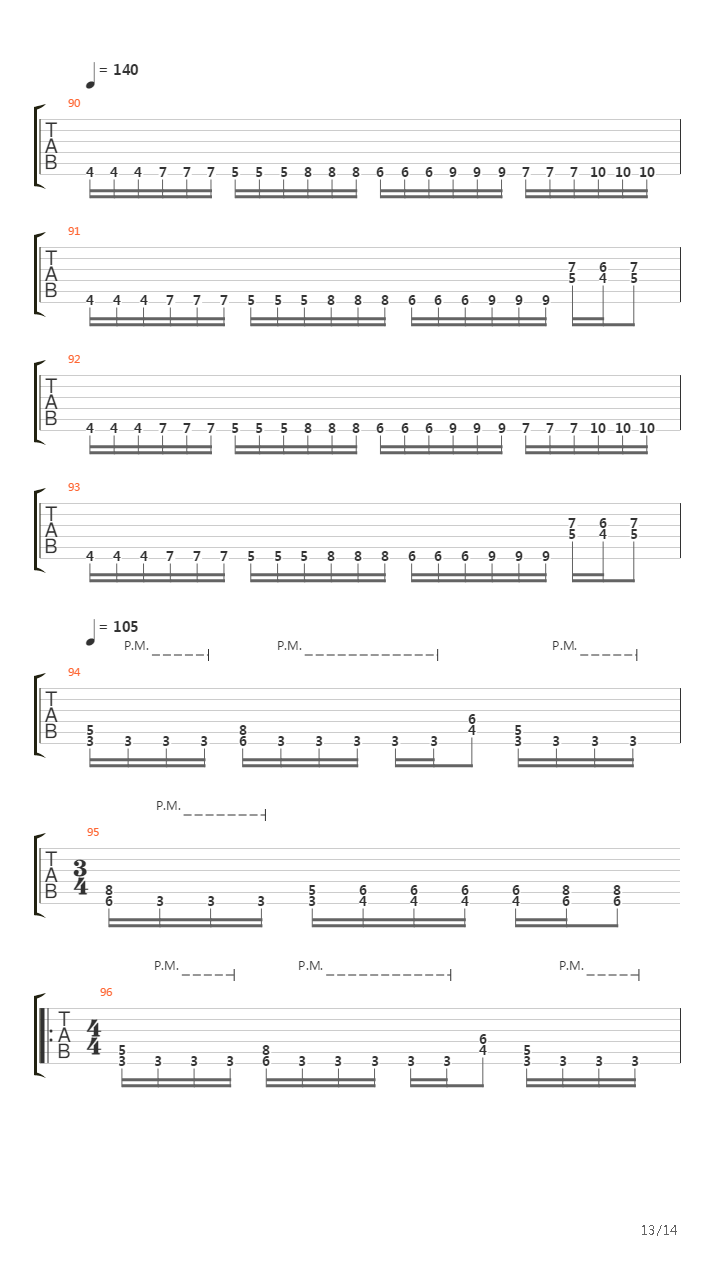 Definitive Inquisition吉他谱