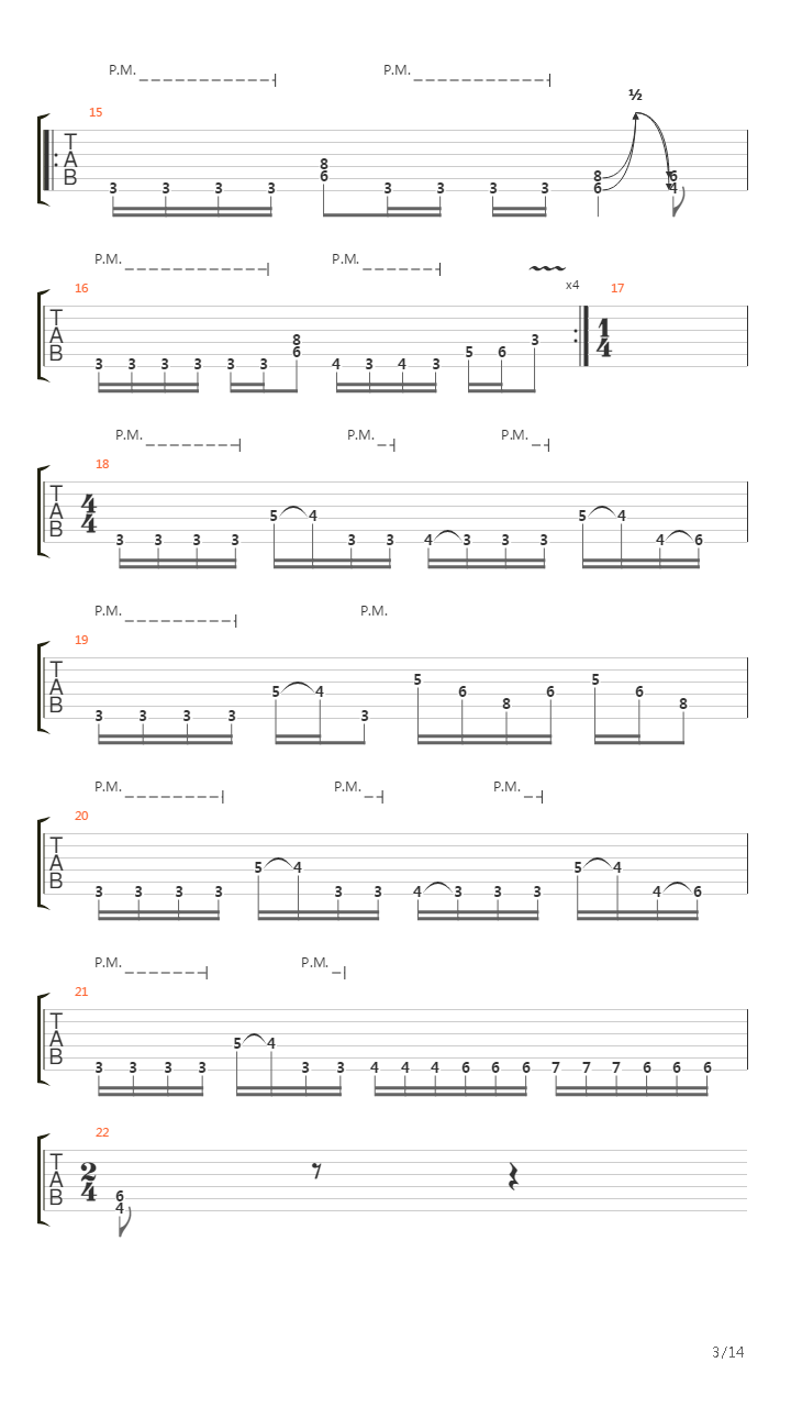 Definitive Inquisition吉他谱