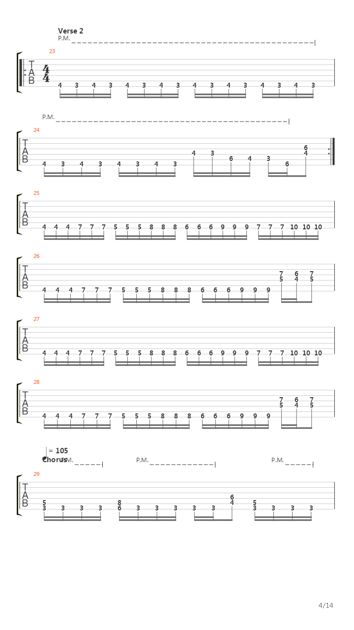 Definitive Inquisition吉他谱