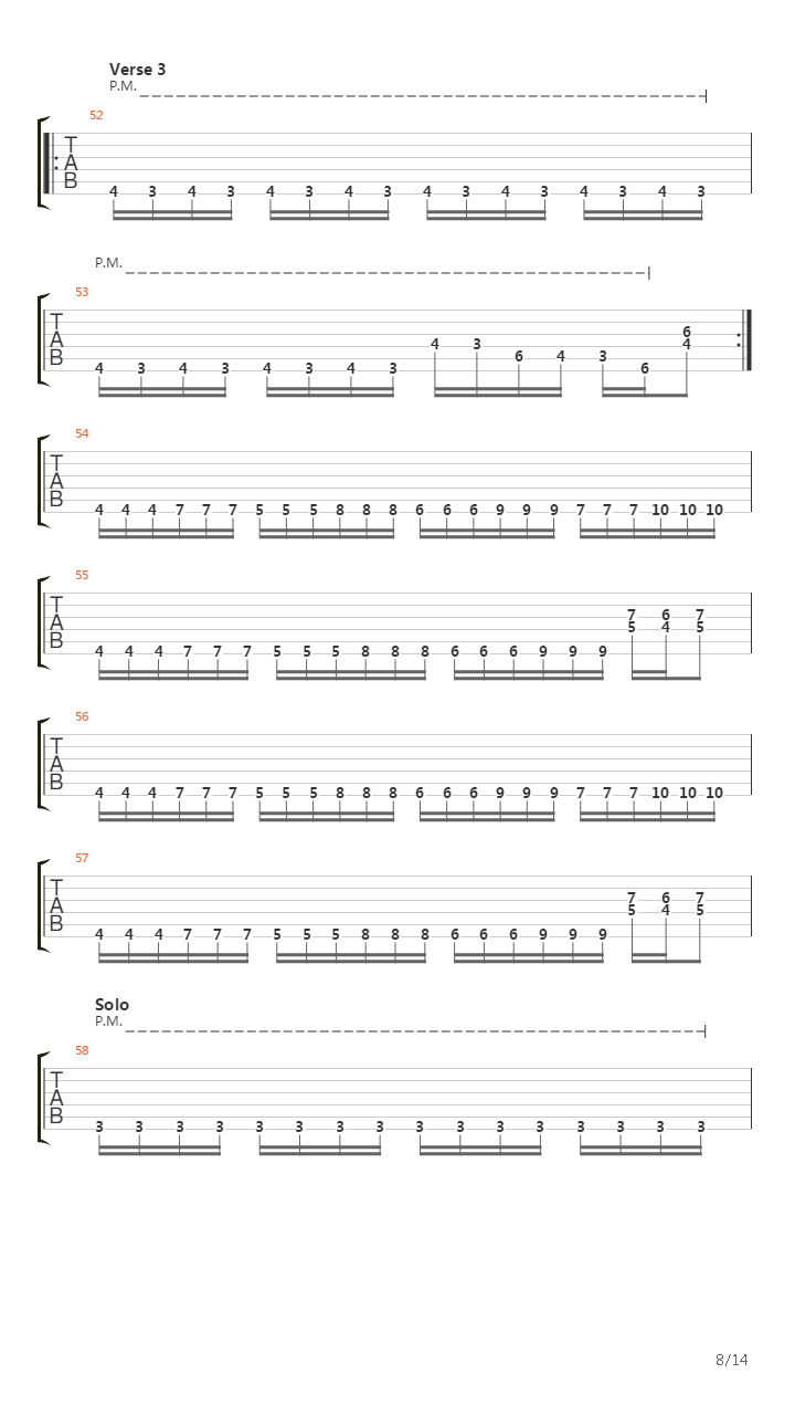 Definitive Inquisition吉他谱