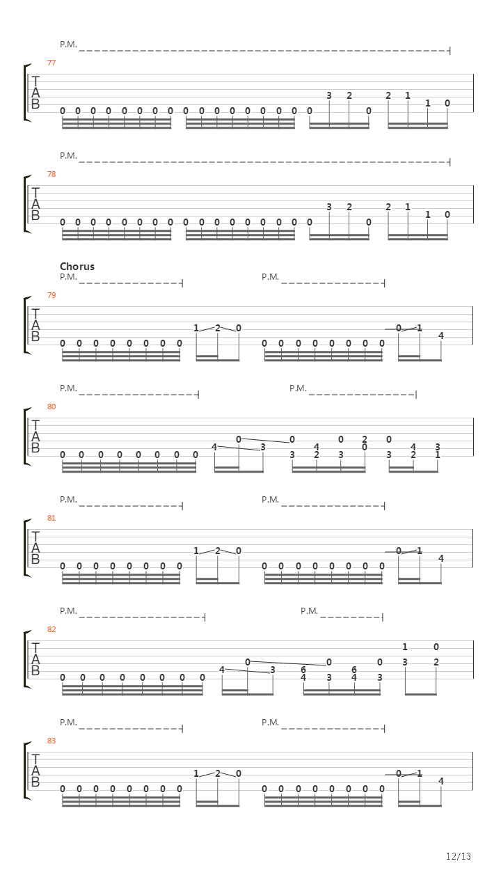 Final Cremation吉他谱