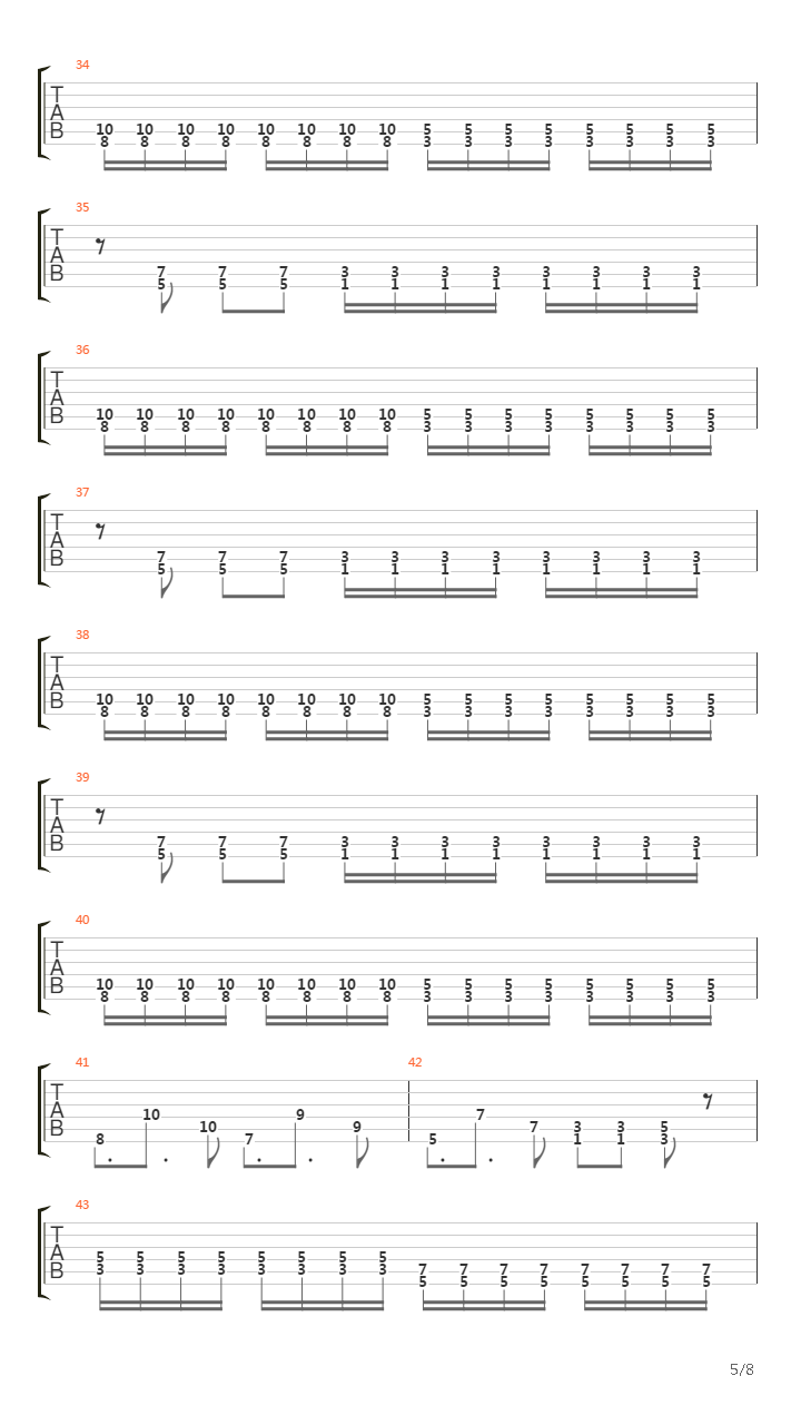 Ubahnlinie 2吉他谱