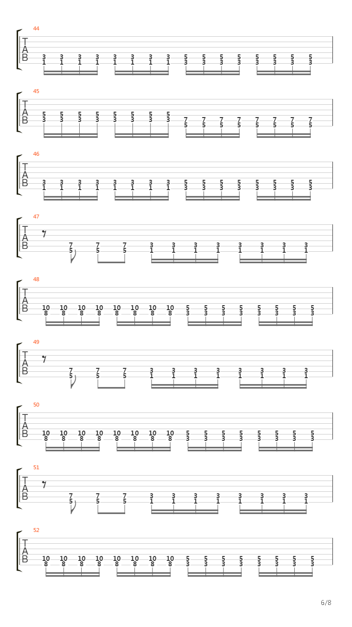 Ubahnlinie 2吉他谱