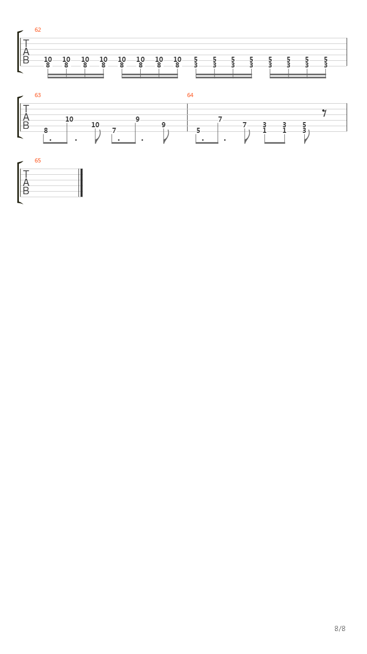 Ubahnlinie 2吉他谱