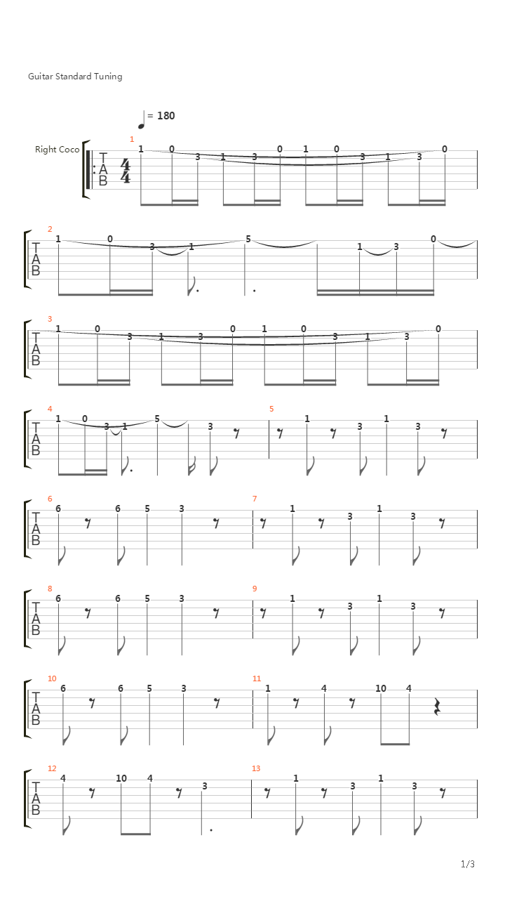 Intermission吉他谱
