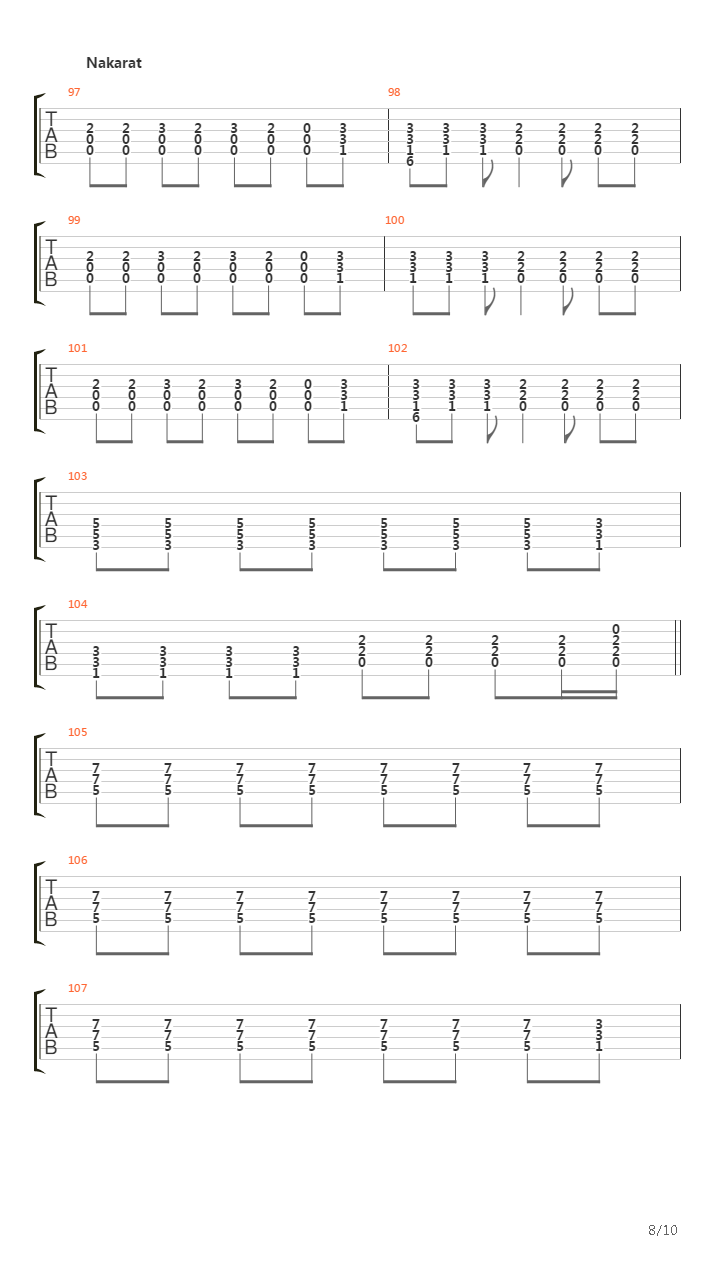 Uyan吉他谱