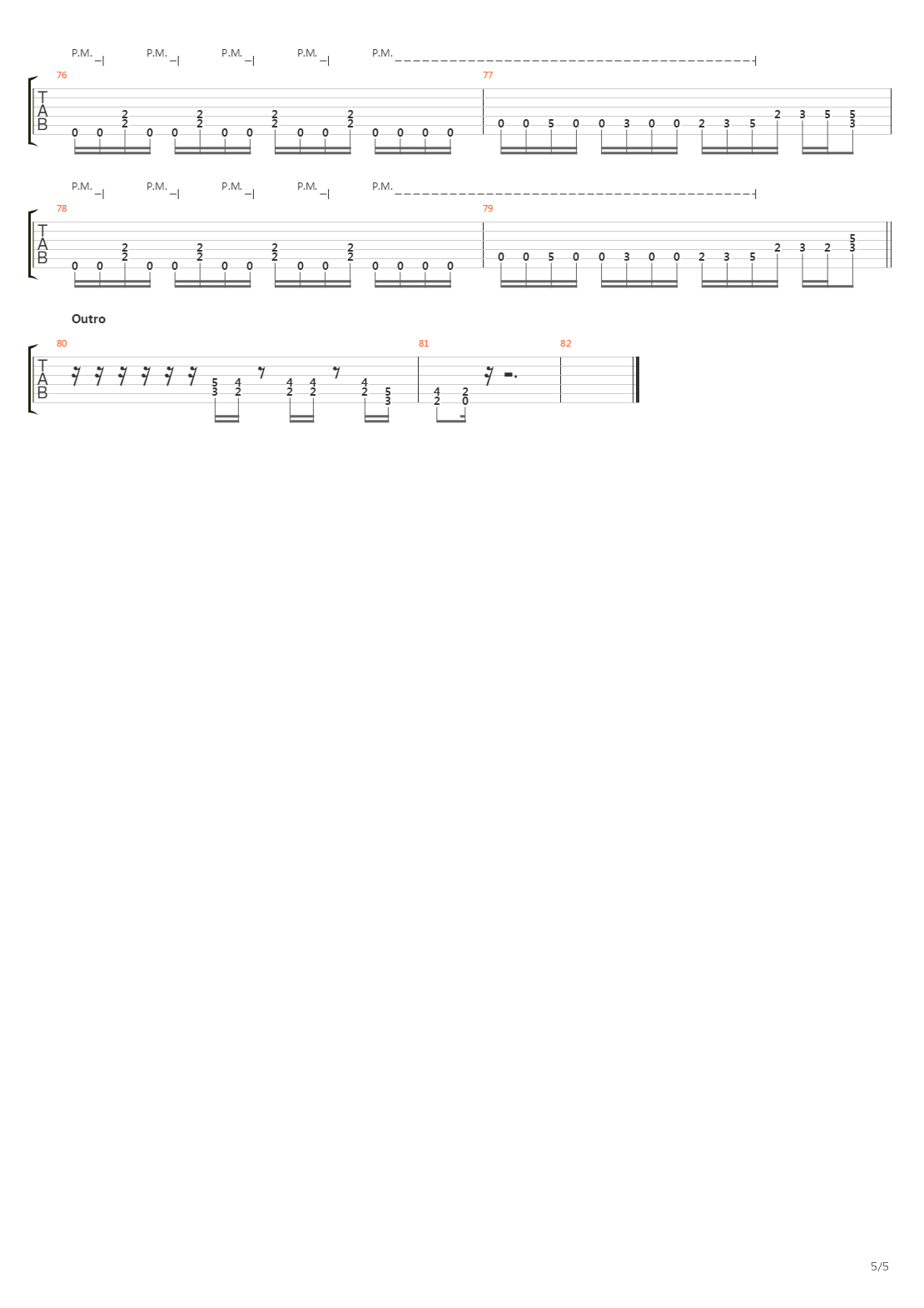 Damien吉他谱