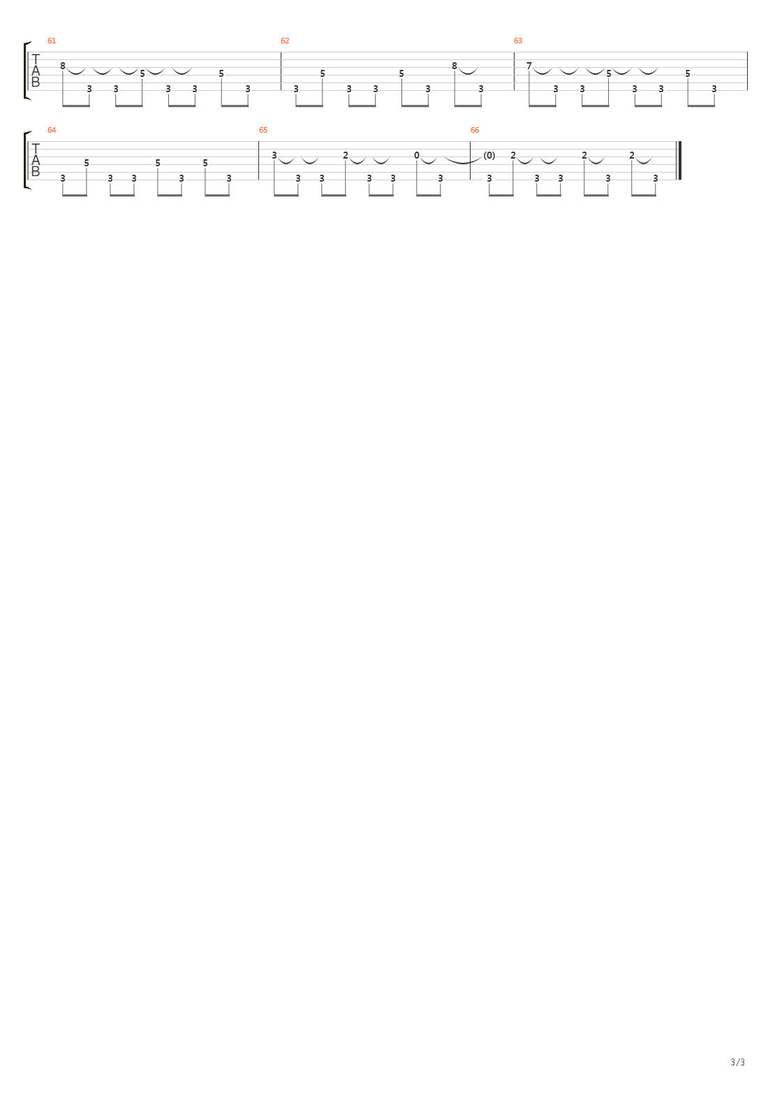 Solinari吉他谱
