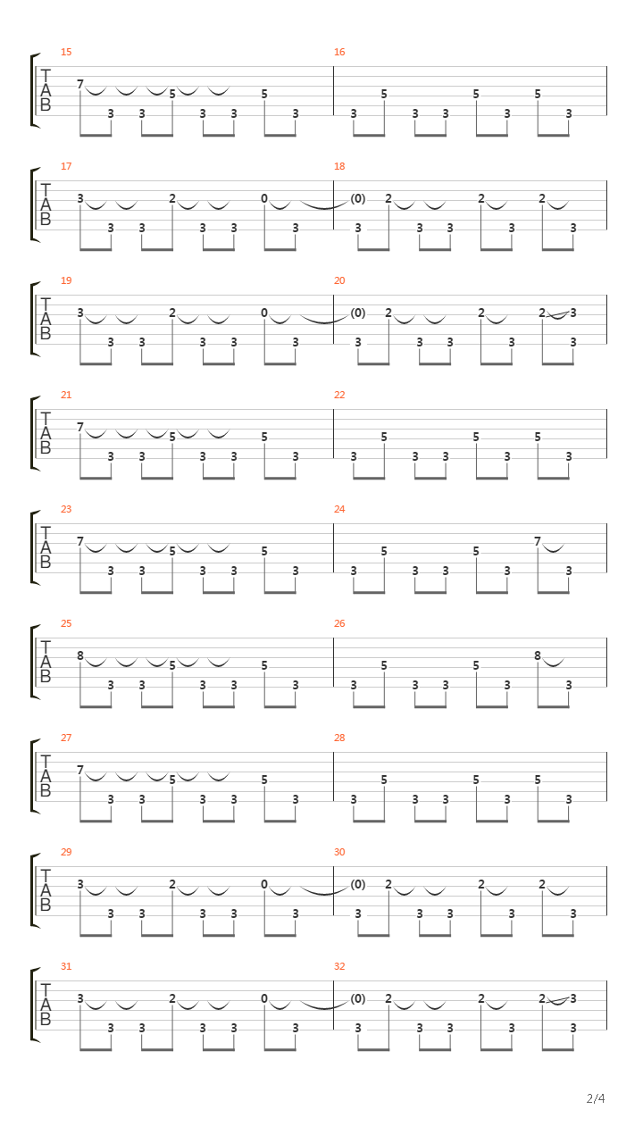 Solinari吉他谱