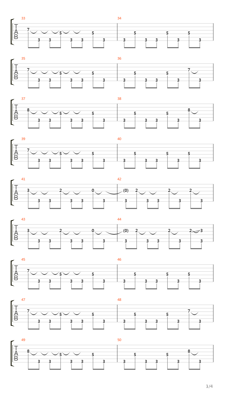 Solinari吉他谱