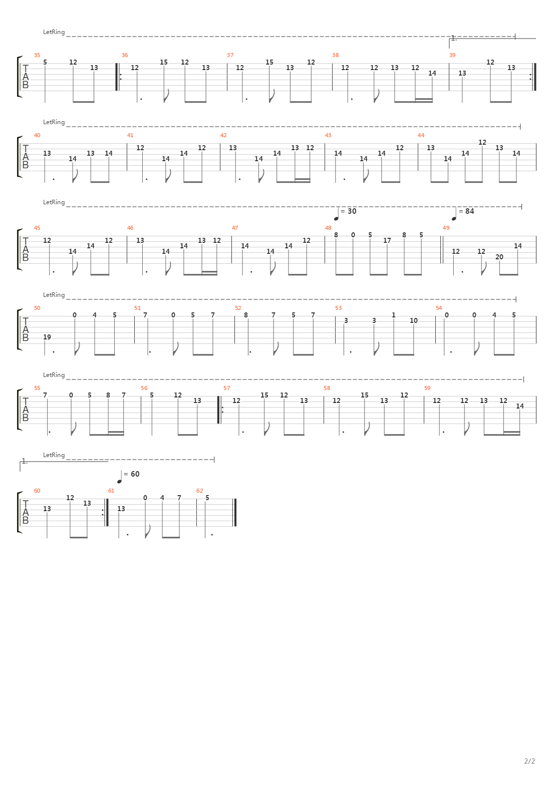 Torn吉他谱