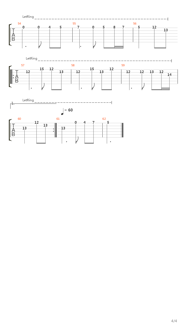 Torn吉他谱