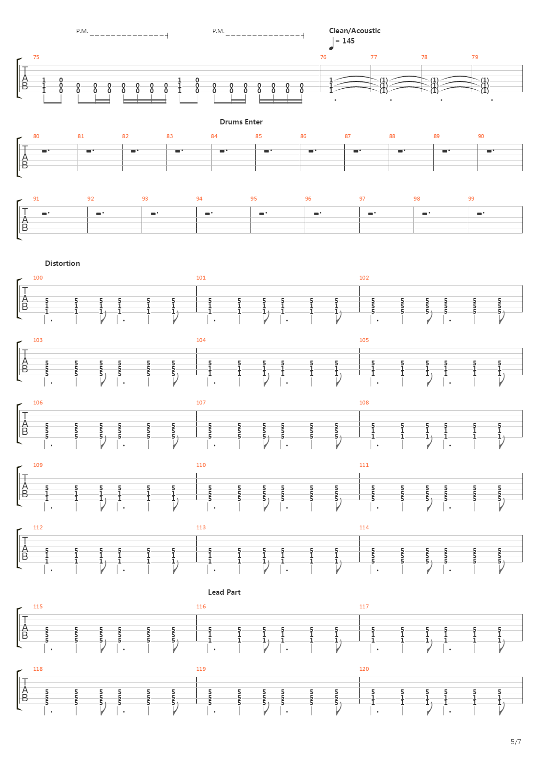 Khampa Nomads吉他谱