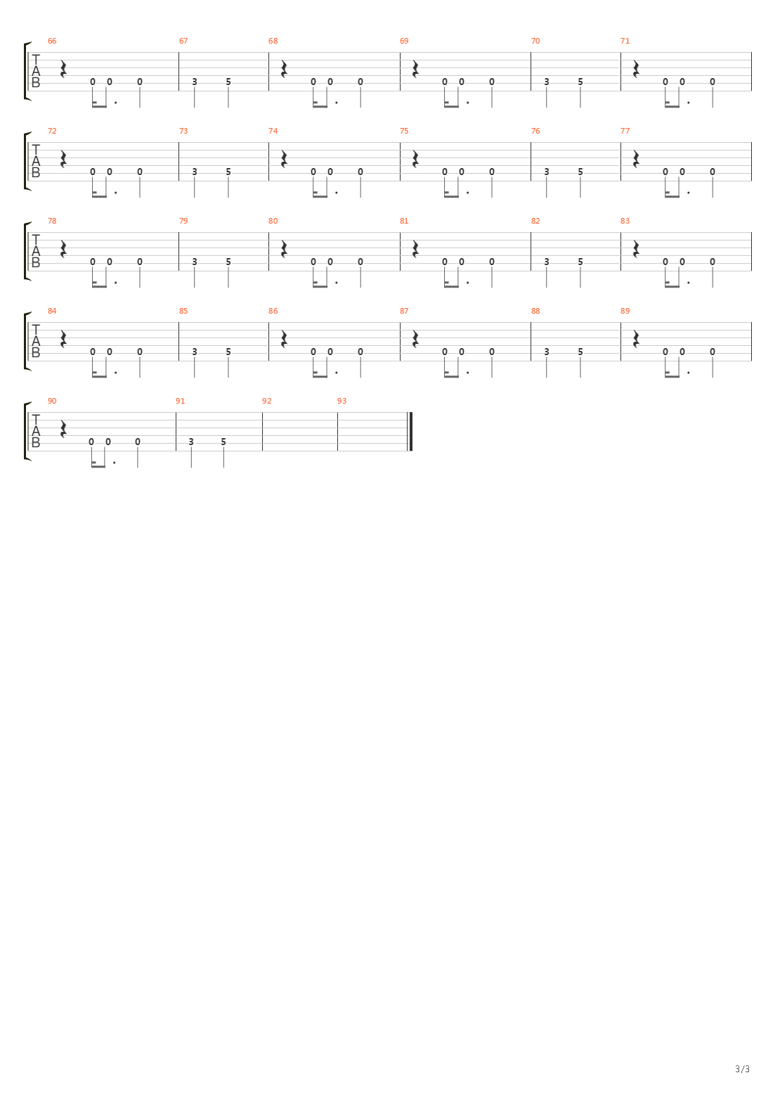 Den Bortdreune Regnbuen吉他谱