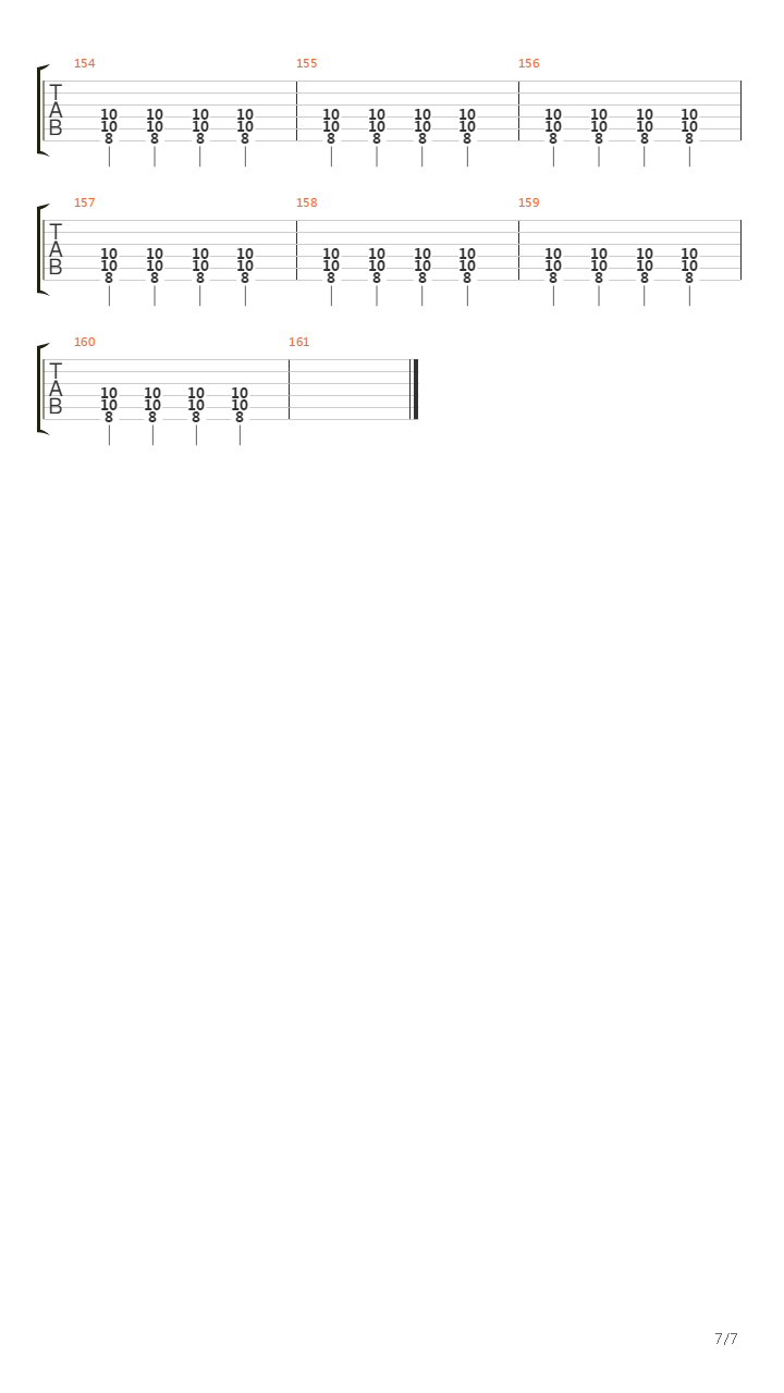 Uno Dos Tres吉他谱