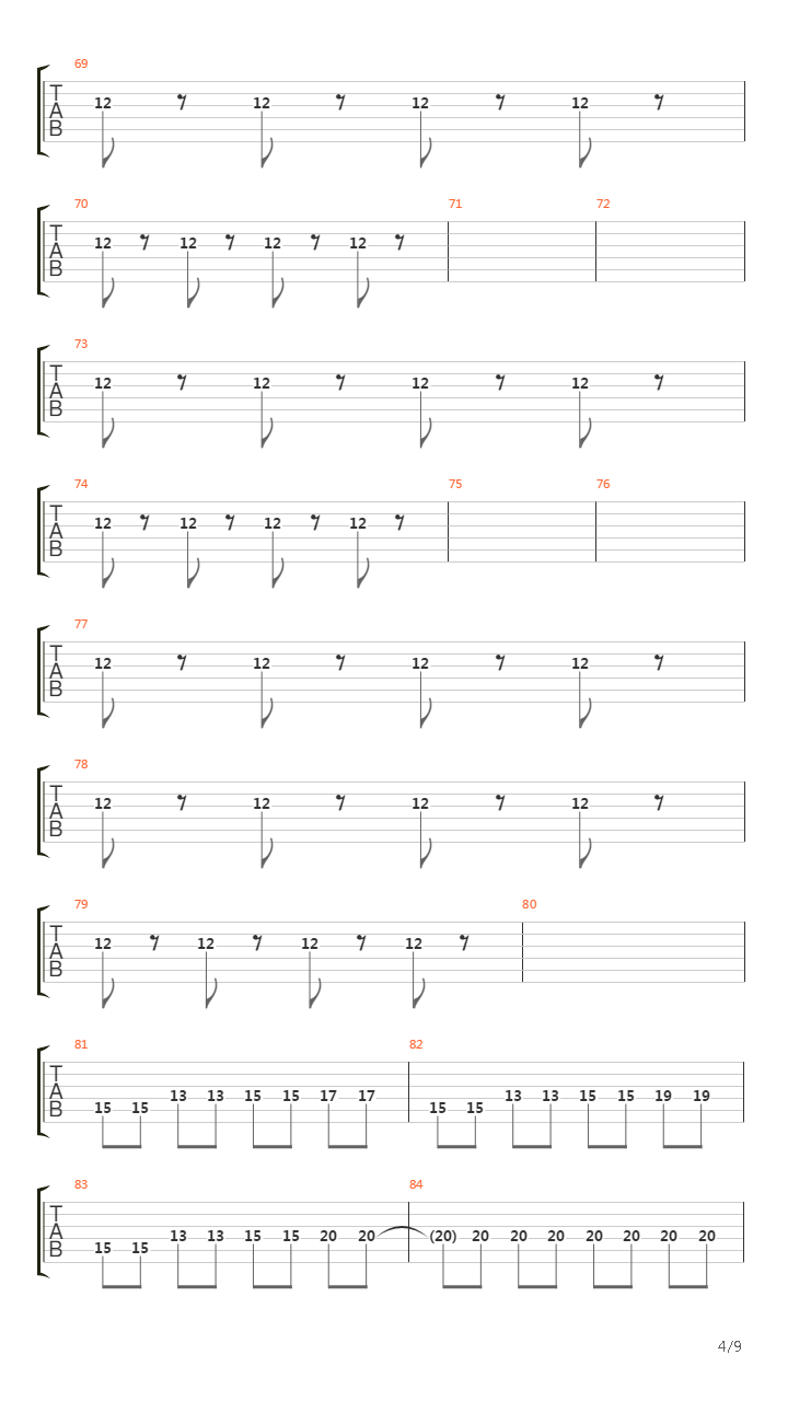 Uno Dos Tres吉他谱