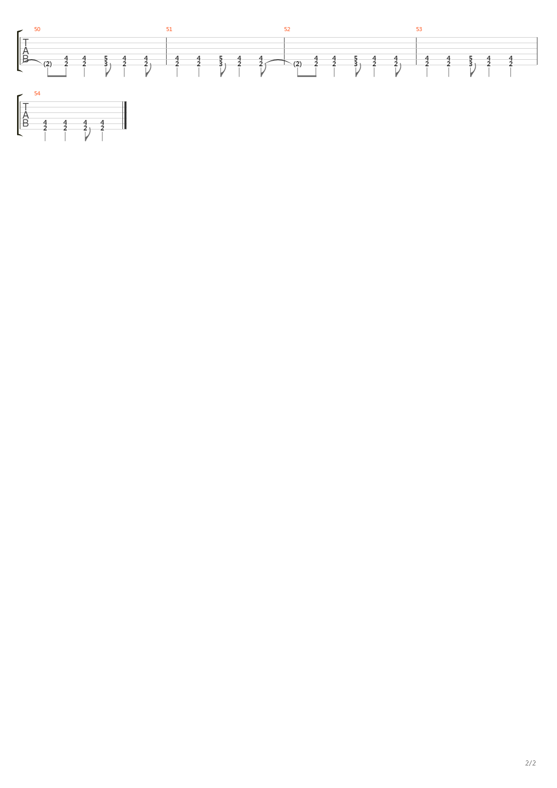 Collapse吉他谱