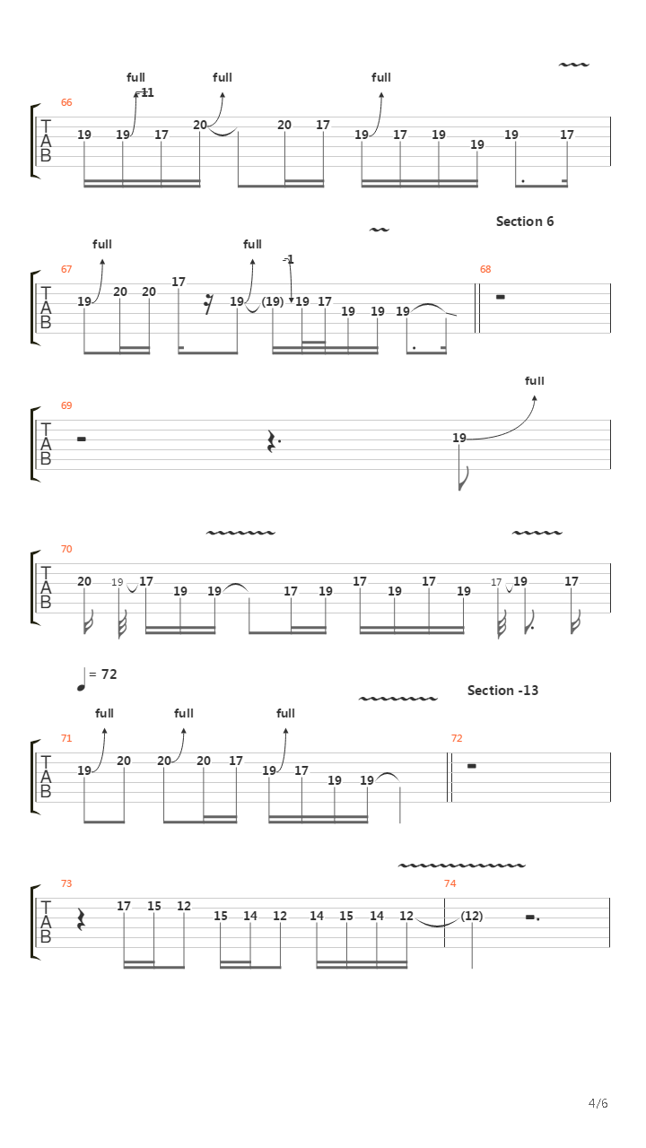 Nantucket Sleighride吉他谱