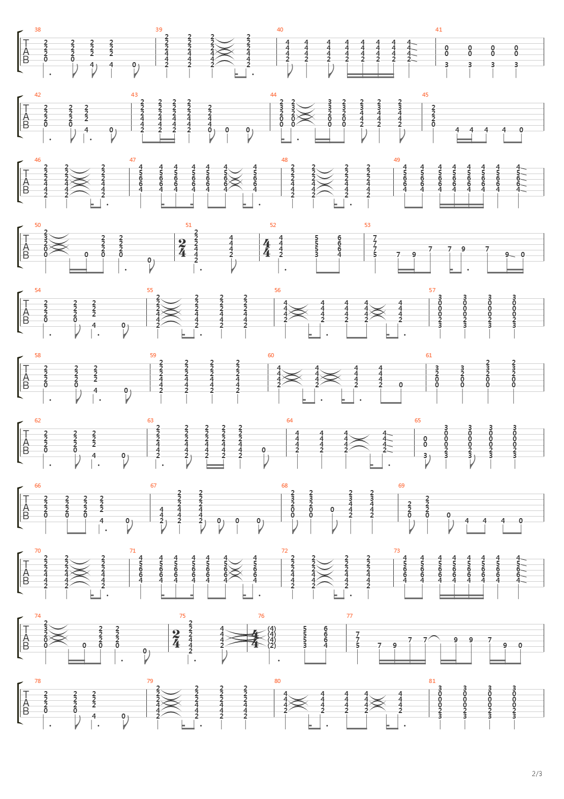 Theme For An Imaginary Western吉他谱