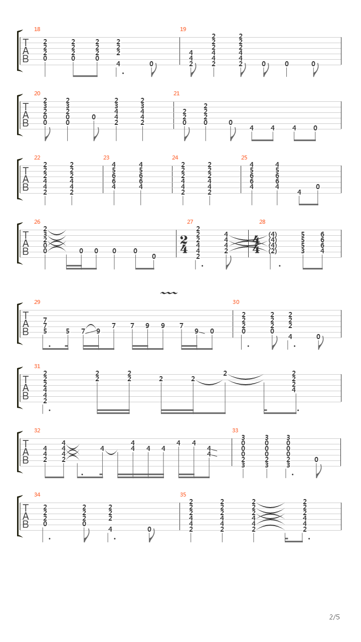 Theme For An Imaginary Western吉他谱