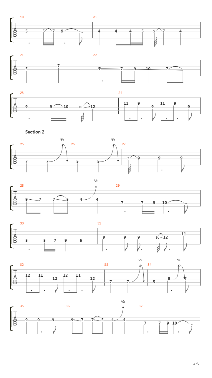 A Slow March To The Burial吉他谱