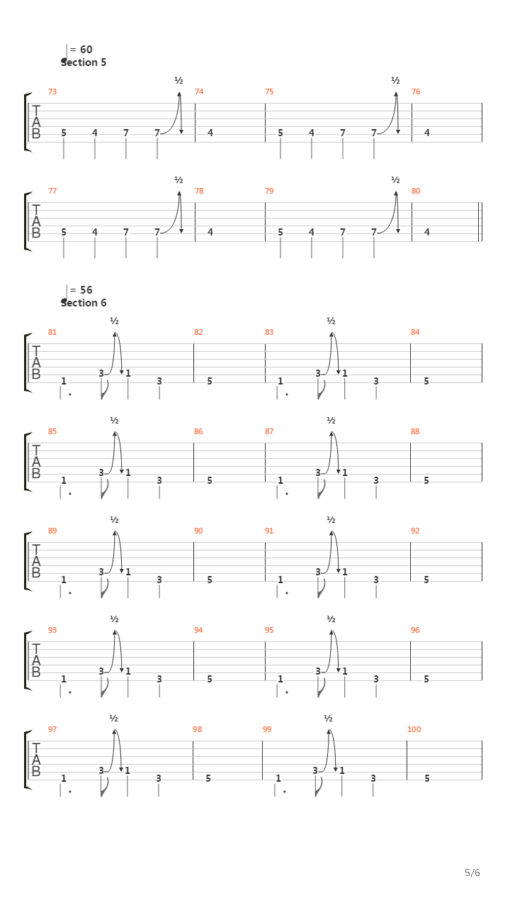 A Slow March To The Burial吉他谱