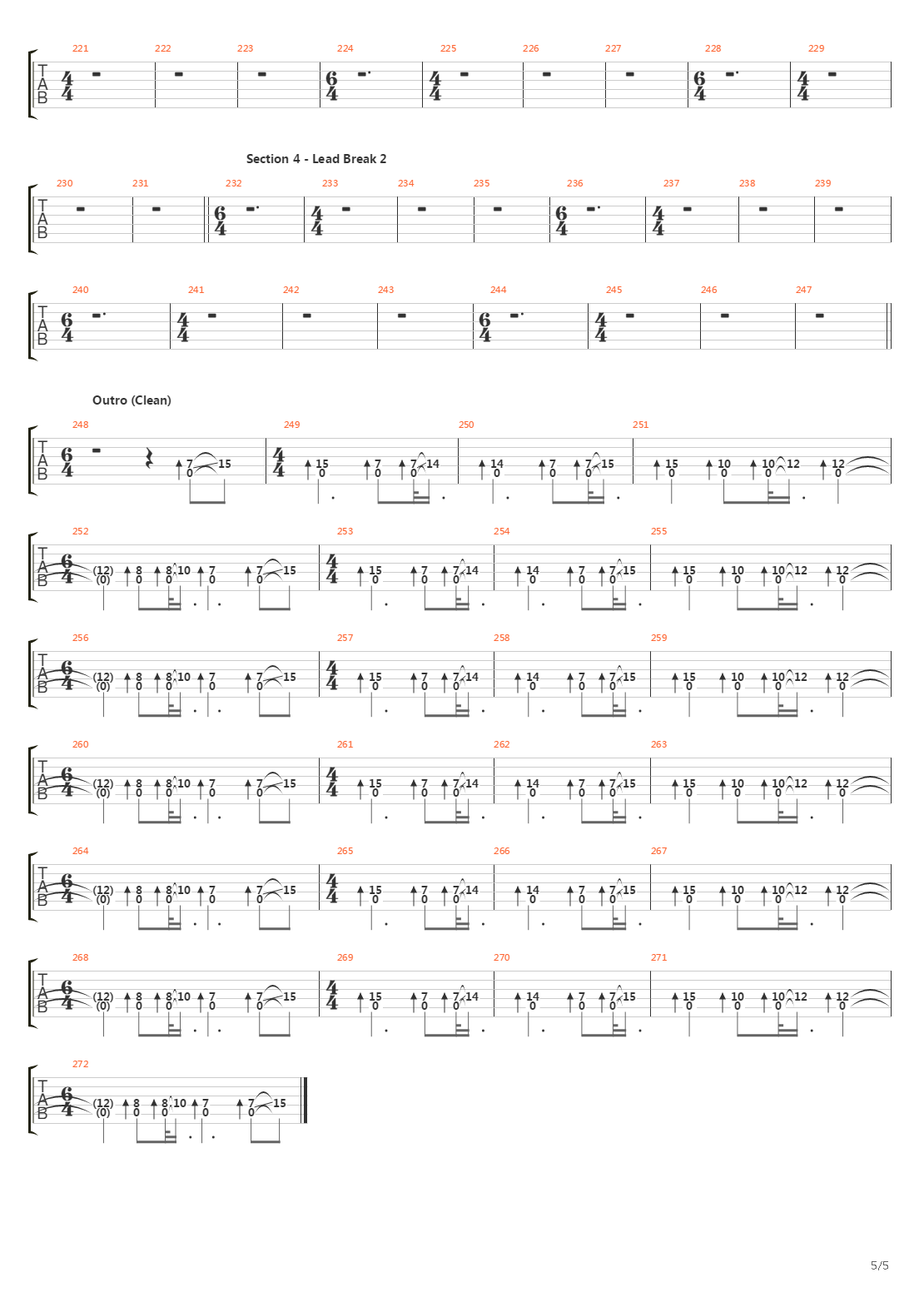 Nothing The March Of Death吉他谱